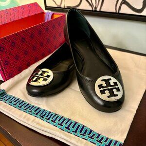 Tory Burch Reva Ballet Flats Mestico Black